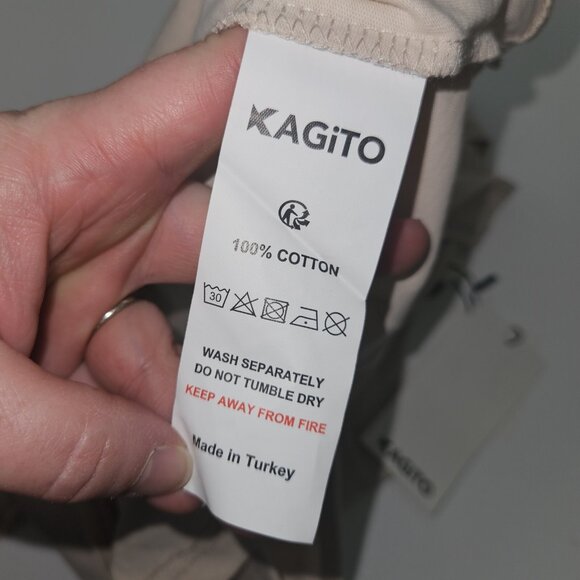 NWT Kagito Tan Tank Crop Top Cassette Tape Breakup Songs I Miss You Idiot Sz XS - Picture 9 of 14